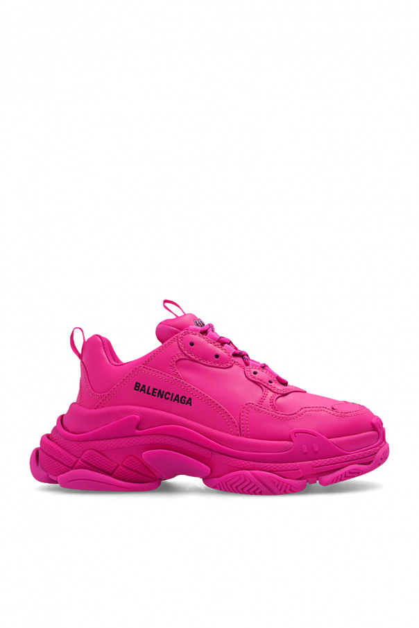 Pink Triple S sneakers Balenciaga A closer look at Hadids custom Stuart Weitzman boots SchaferandweinerShops TW